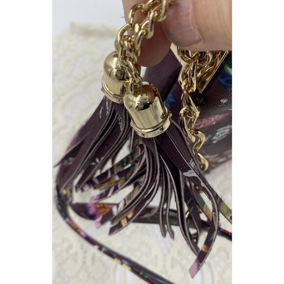 Andrew Marc New York Women’s Purple Floral Purse Handbag NWT - Picture 8 of 13